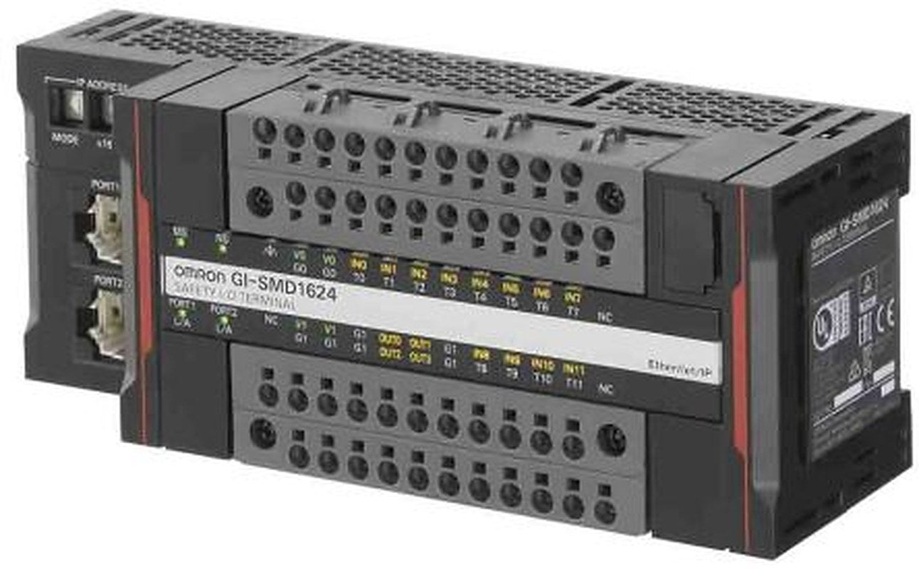 Omron GI-SMD Series Input/Output Module, 12 Inputs, 4 Outputs, 24V