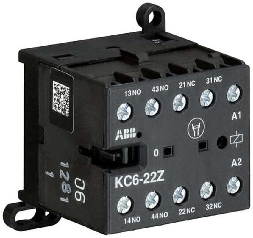ABB KC6-22Z Contactor Relay, 32V dc Coil, 4-Pole, 4 A, 2.4 W 690V, 2 NO/2 NC