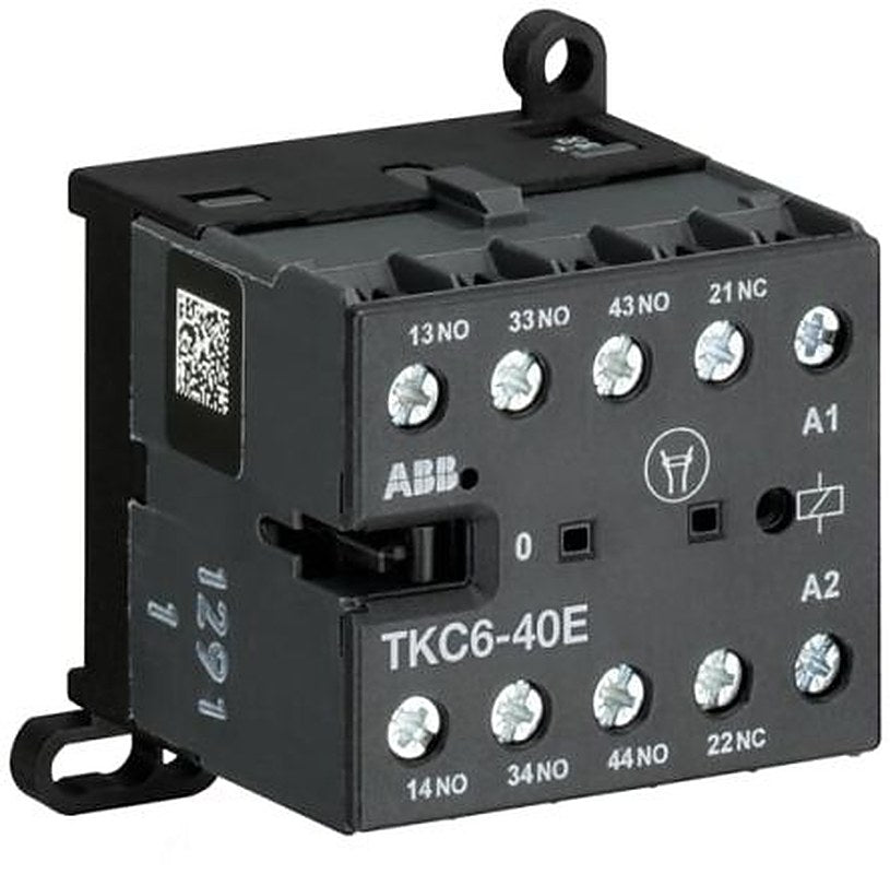 ABB TKC6-40E Contactor Relay, 143V dc Coil, 4-Pole, 4 A, 5 W 690V, 4 NO, 690V