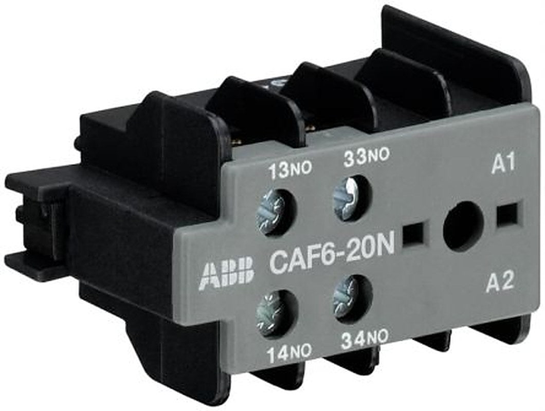 ABB Auxiliary Contact, 2 Contact, 2 NO, CAF6, Surface, 6 A, GJL1201330R0008