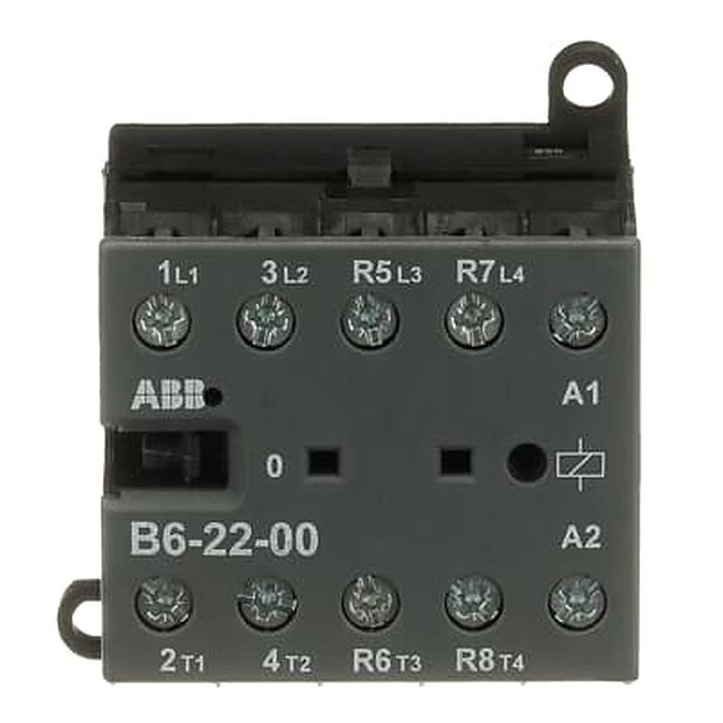 ABB GJL121 Contactor, 24V ac Coil, 4-Pole, 16 A, 4 kW 24V ac, 2 NO/2 NC, 690V