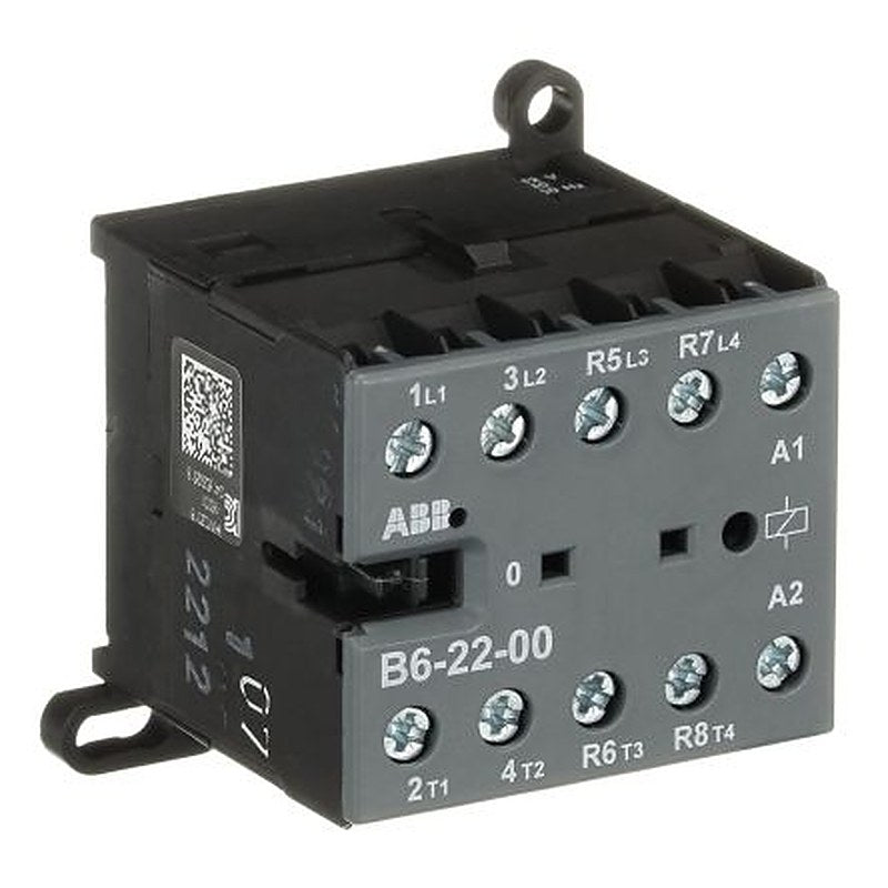 ABB B Contactor, 42V ac Coil, 4-Pole, 20 A, 4 kW 42V, 2 NO/2 NC