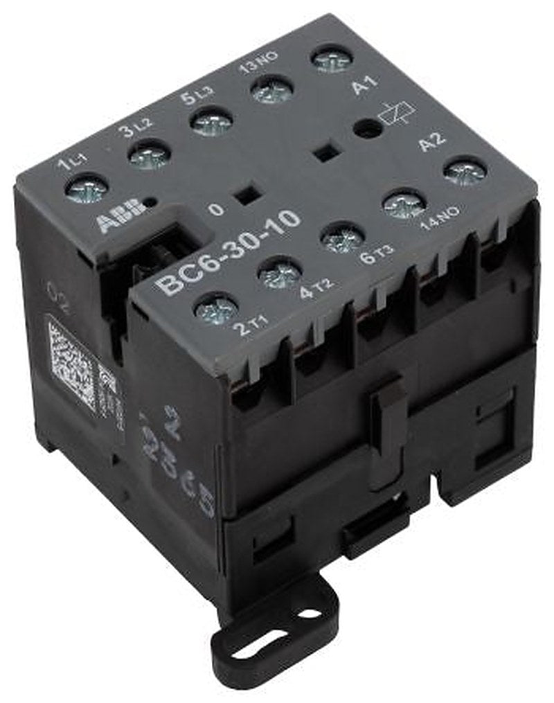 ABB BC6-30-10 Contactor, 24V Coil, 3-Pole, 20 A, 4 kW 24V, 3 NO