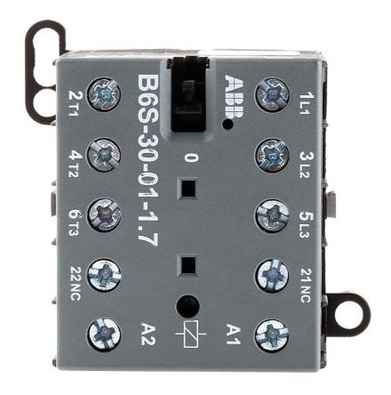ABB B6S Contactor, 24V dc Coil, 3-Pole, 20 A, 4 kW 24V dc, 3 NO, 690V ac