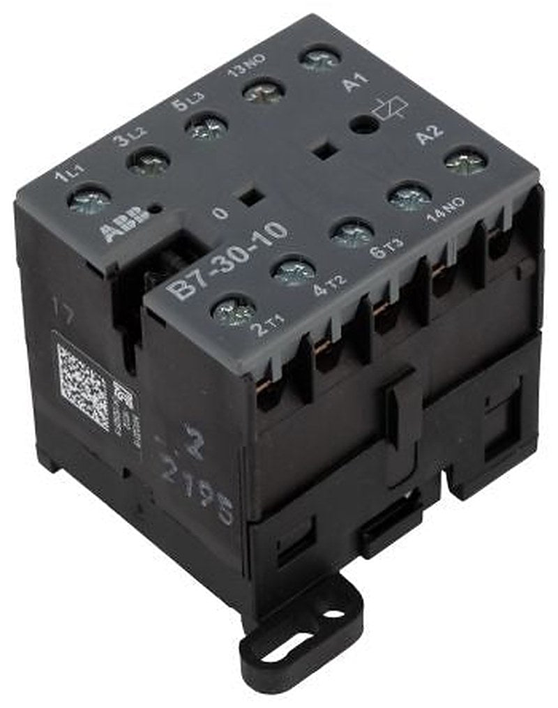 ABB B Contactor, 42V Coil, 3-Pole, 20 A, 3 kW 42V, 3 NO