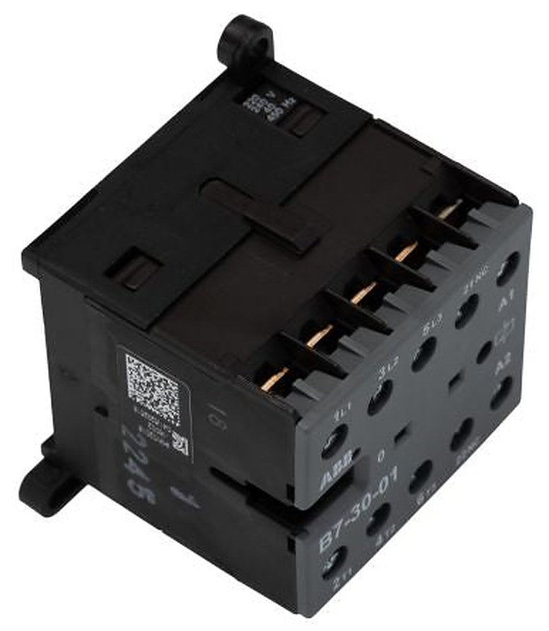ABB B7-30-01 Contactor, 240V Coil, 3-Pole, 20 A, 5.5 kW 24V, 3 NO
