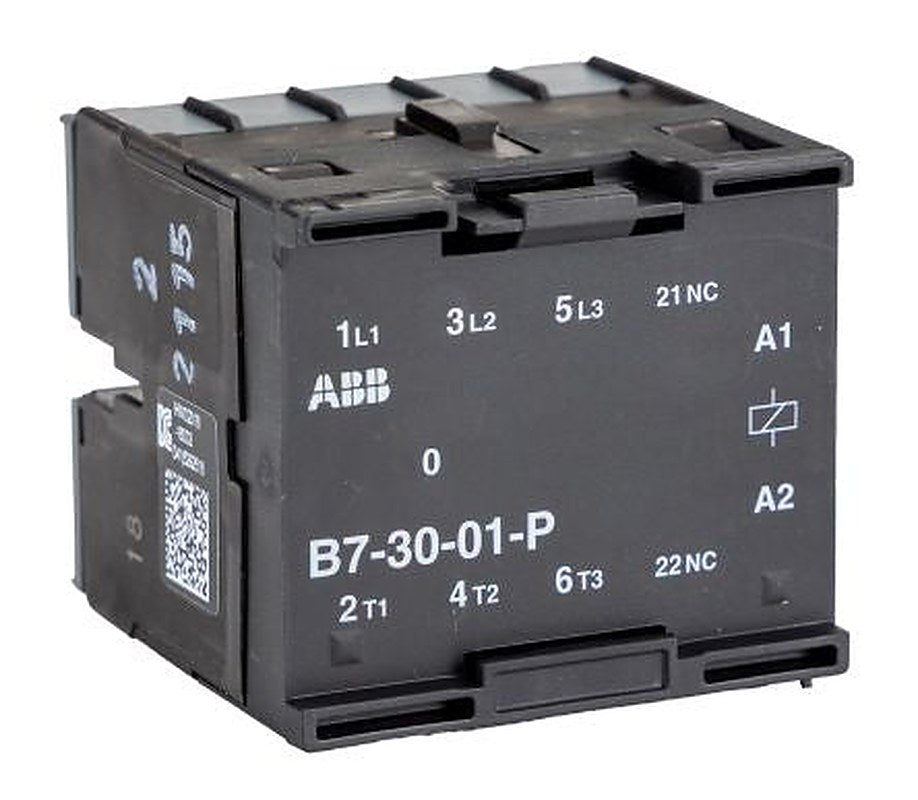 ABB B Contactor, 240V ac Coil, 3-Pole, 12 A, 5.5 kW 240V, 3 NO