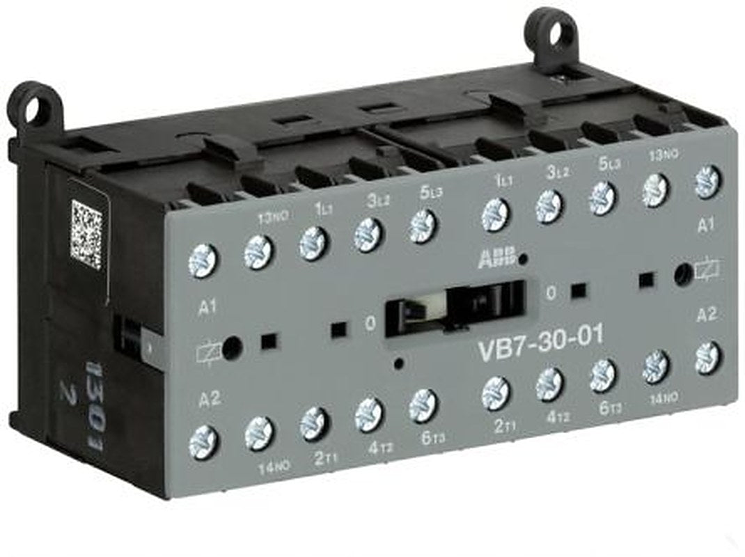 ABB GJL131 Contactor, 110V ac, 127 V ac Coil, 3-Pole, 20 A, 5.5 kW 110V ac, 127 V ac, 3 NO/1 NC, 690V