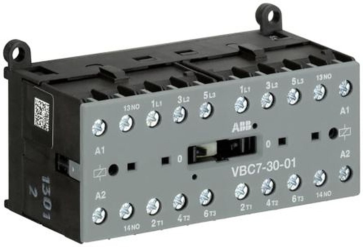 ABB VBC7-30-01 Contactor, 240V ac Coil, 3-Pole, 20 A, 5.5 kW 125V, 3 NO