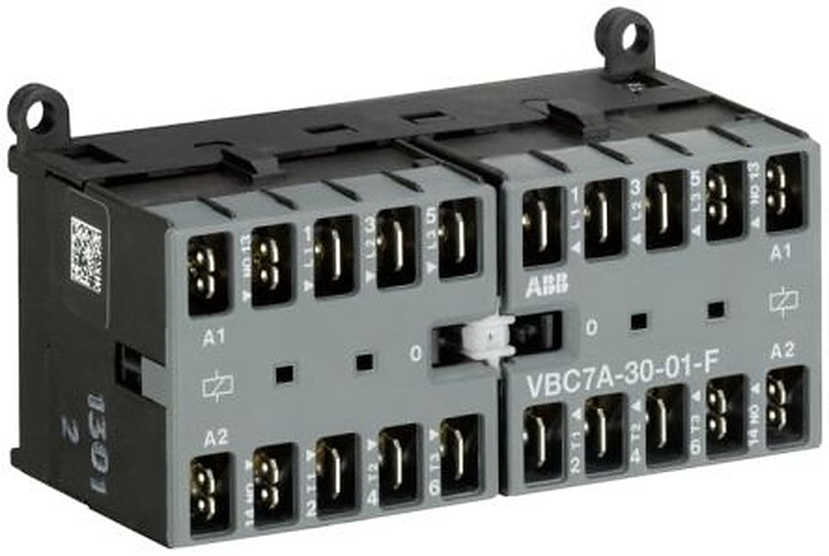 ABB VB Contactor, 24V dc Coil, 3-Pole, 20 A, 5.5 kW 12V, 3 NO