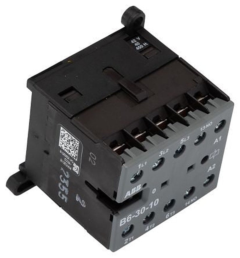 ABB B Contactor, 24V dc Coil, 3-Pole, 20 A, 5.5 kW 24V, 3 NO