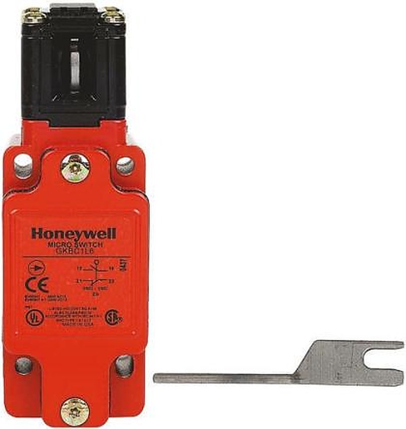 Honeywell GK Safety Interlock Switch, Keyed Actuator Included, Die Cast Zinc Epoxy Coated, Keyed