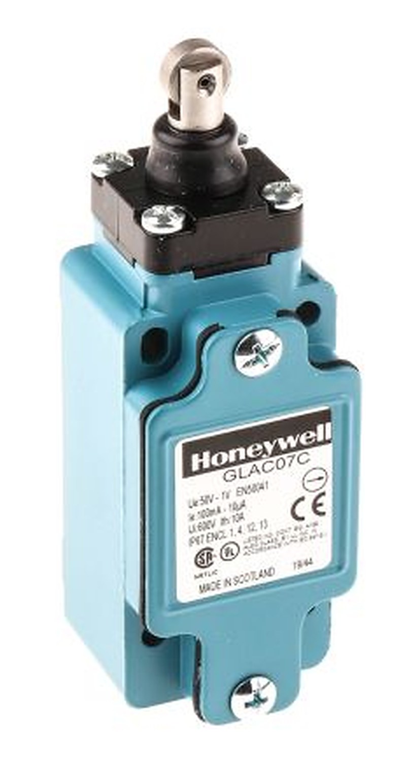 Honeywell GLA Series Plunger Limit Switch, 1 NO/1 NC, IP67, Die Cast Zinc Epoxy Coated Housing, 600V ac