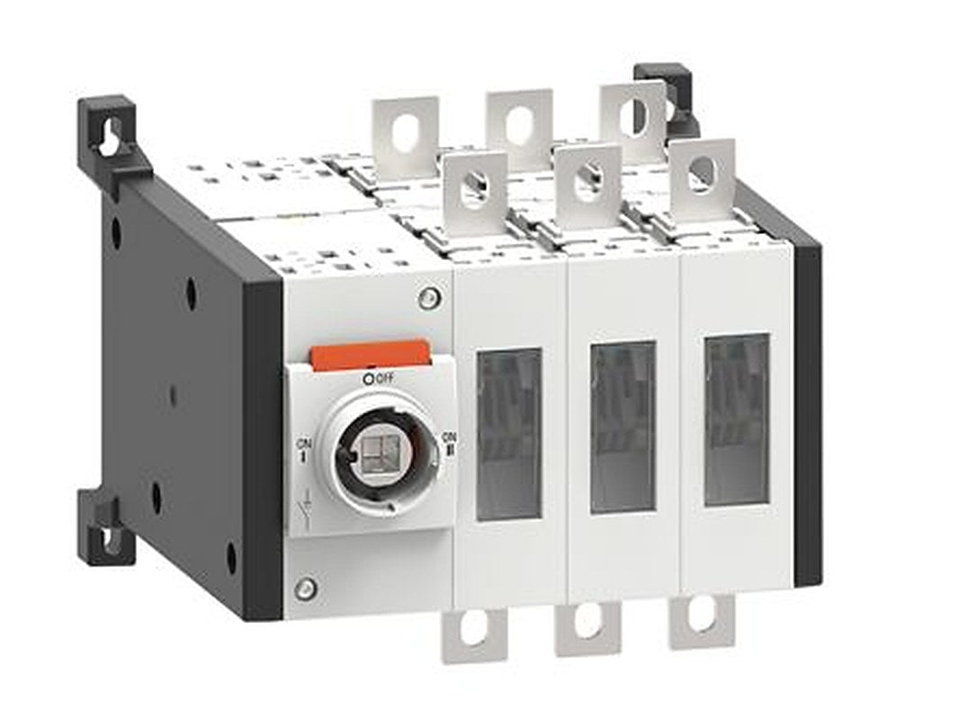 Lovato 3-Pole Front Changeover Switch -, IP65, IP20, 250A, 250 kW
