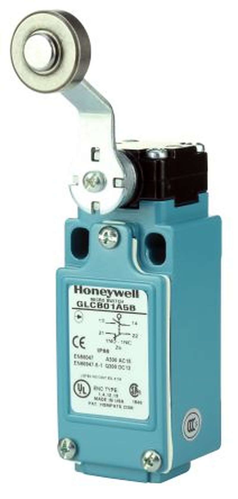 Honeywell Roller Lever Limit Switch, SPDT, IP67, Die Cast Zinc Epoxy Coated Housing, 600V ac, 10A