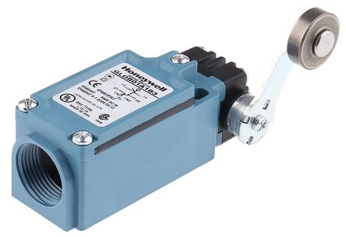 Honeywell GLD Series Roller Lever Limit Switch, SPDT, IP66, Fibreglass Reinforced Thermoplastic Housing, 240V ac, 10A