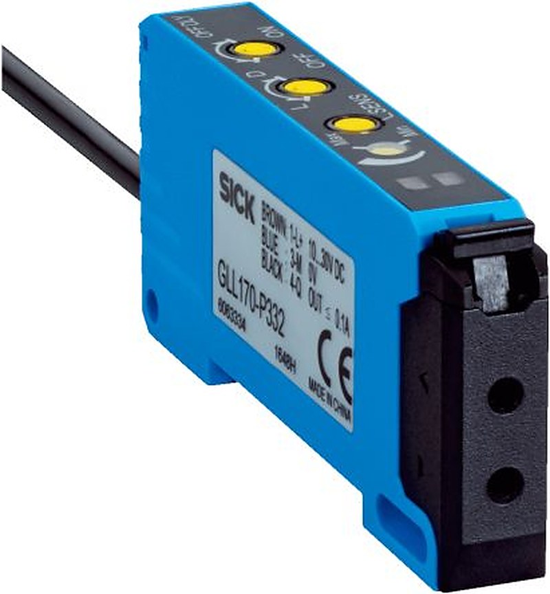 SICK Plastic, Glass Fibre Optic Sensor, PNP Output, IP66 30V dc