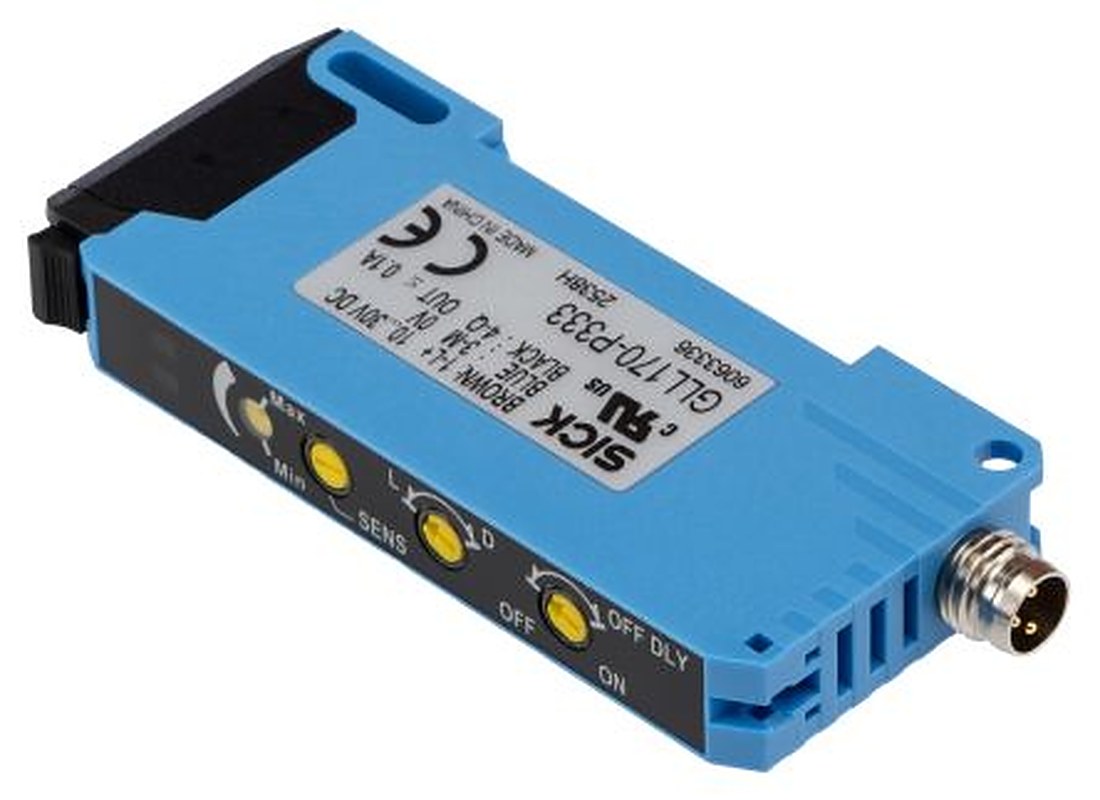 SICK Plastic, Glass Fibre Optic Sensor, PNP Output, IP66 30V dc