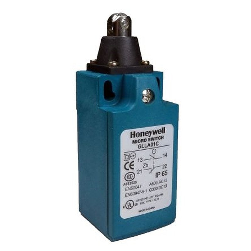Honeywell GLL Series Roller Plunger Limit Switch, 1 NC/1 NO, IP66, Thermoplastic Housing, 300V ac