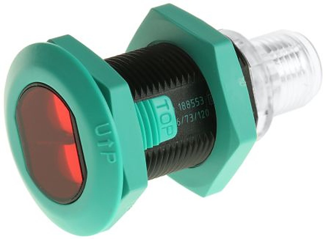 Pepperl + Fuchs Retroreflective Photoelectric Sensor, Barrel Sensor