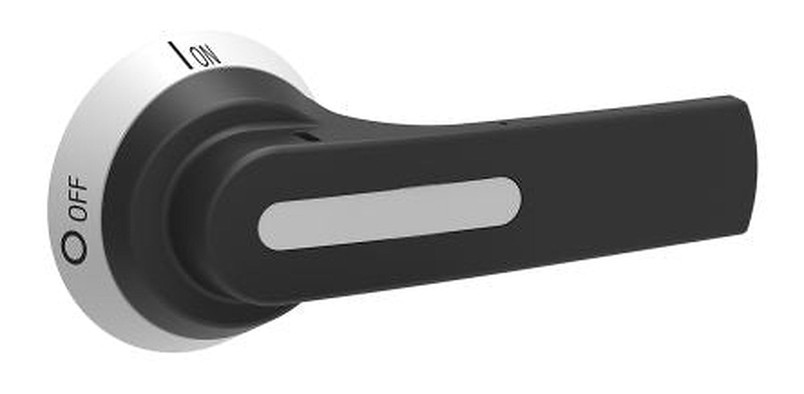 Lovato Black Rotary Handle, 125 mm, GL Series