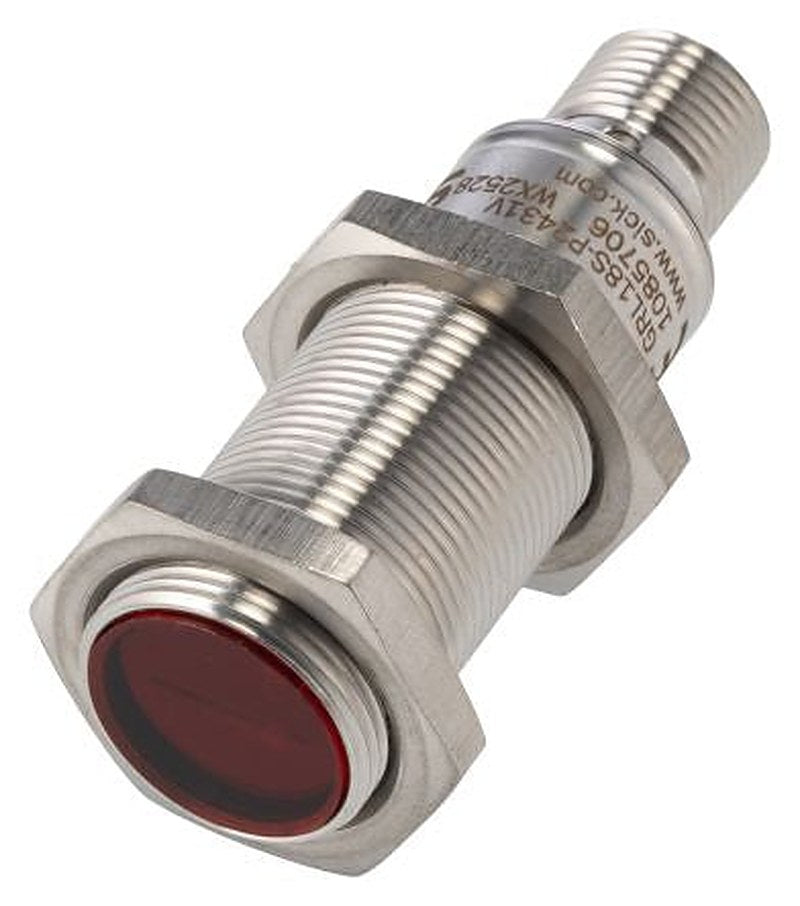 SICK Retroreflective Photoelectric Sensor, Cylindrical Sensor
