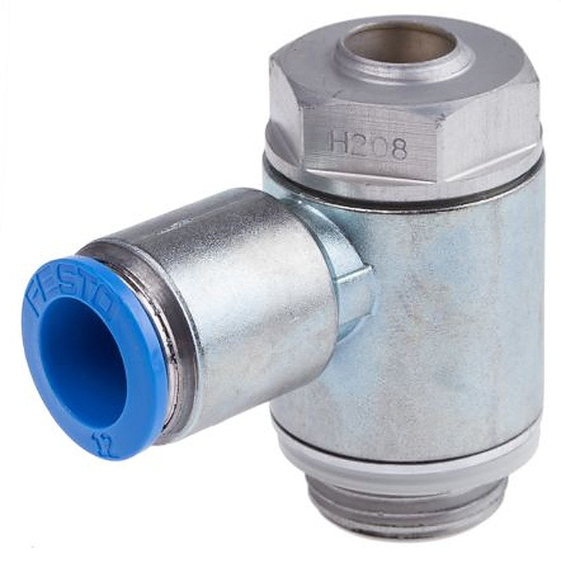 Festo GRLA Series Flow Controller Exhaust Valve, 193152, Inlet Female, Outlet Male