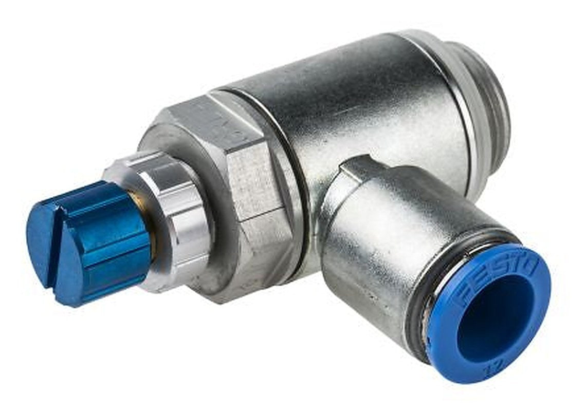 Festo GRLA Series Flow Controller Exhaust Valve, 534344 ISO 1179-1 and ISO 228-1 ISO 1179-1 and ISO 228-1