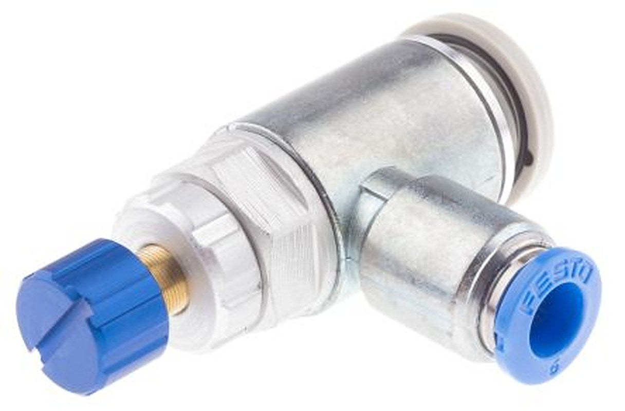 Festo GRLA Series Flow Controller Exhaust Valve, 534338 ISO 1179-1 and ISO 228-1 ISO 1179-1 and ISO 228-1