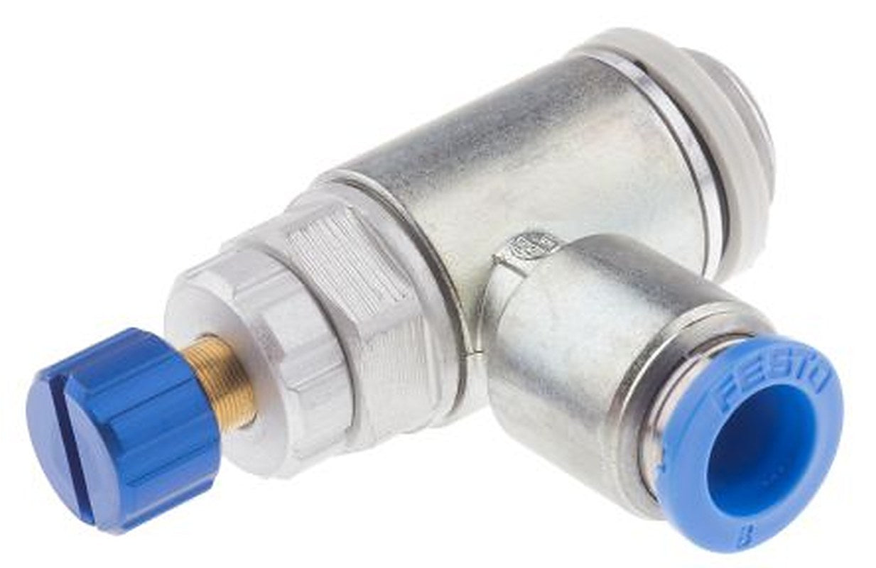 Festo GRLA Series Flow Controller, 534339 ISO 1179-1 and ISO 228-1, Outlet Male, Female ISO 1179-1 and ISO 228-1
