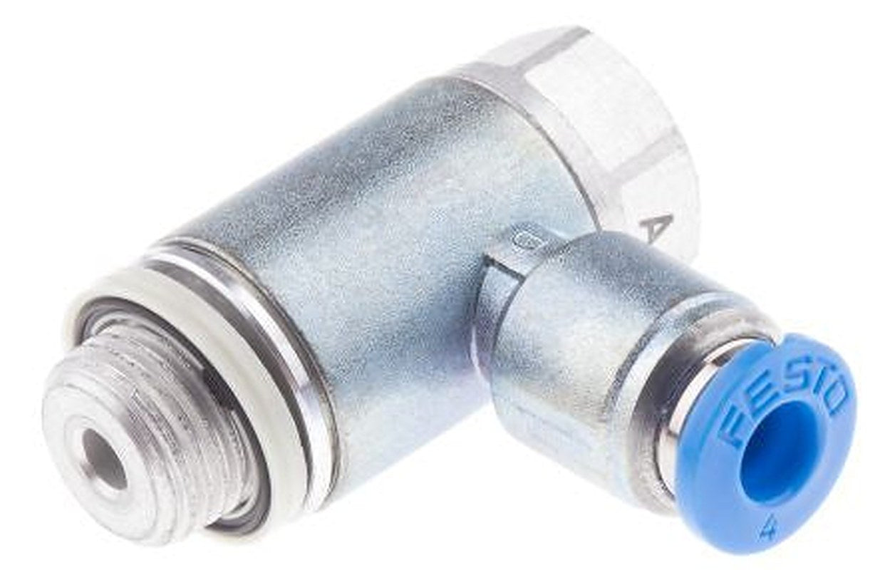 Festo GRLA Series Flow Controller Exhaust Valve, 193143 ISO 1179-1 and ISO 228-1 ISO 1179-1 and ISO 228-1