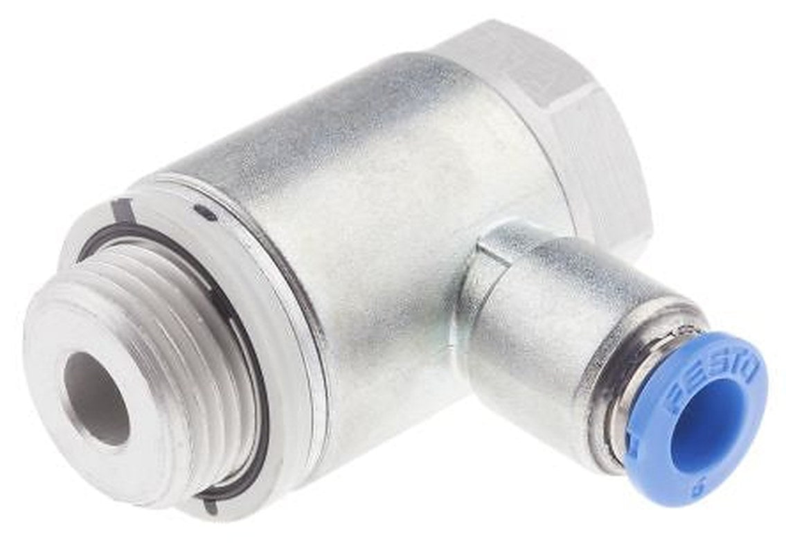 Festo GRLA Series Flow Controller Exhaust Valve, 193149 ISO 1179-1 and ISO 228-1 ISO 1179-1 and ISO 228-1