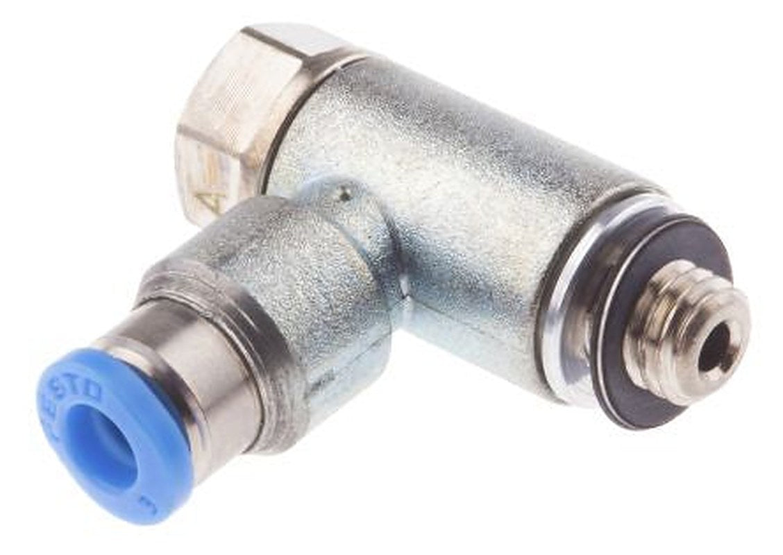 Festo GRLA Series Flow Controller Exhaust Valve, 193137 ISO 1179-1 and ISO 228-1 ISO 1179-1 and ISO 228-1