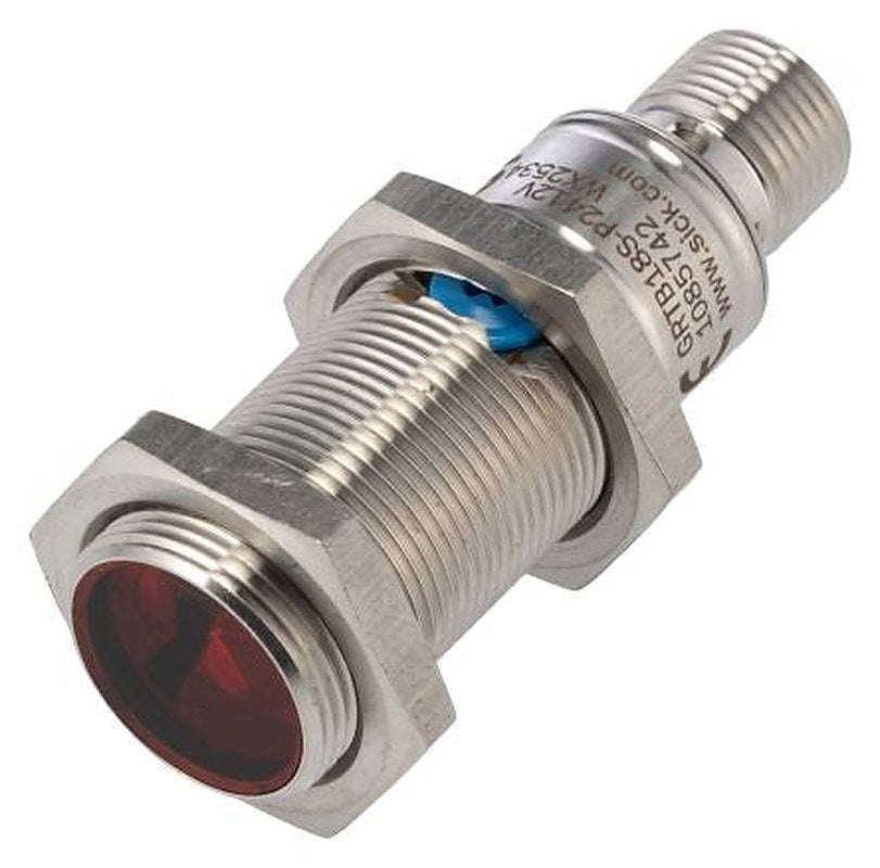 SICK Background Suppression Photoelectric Sensor, Cylindrical Sensor