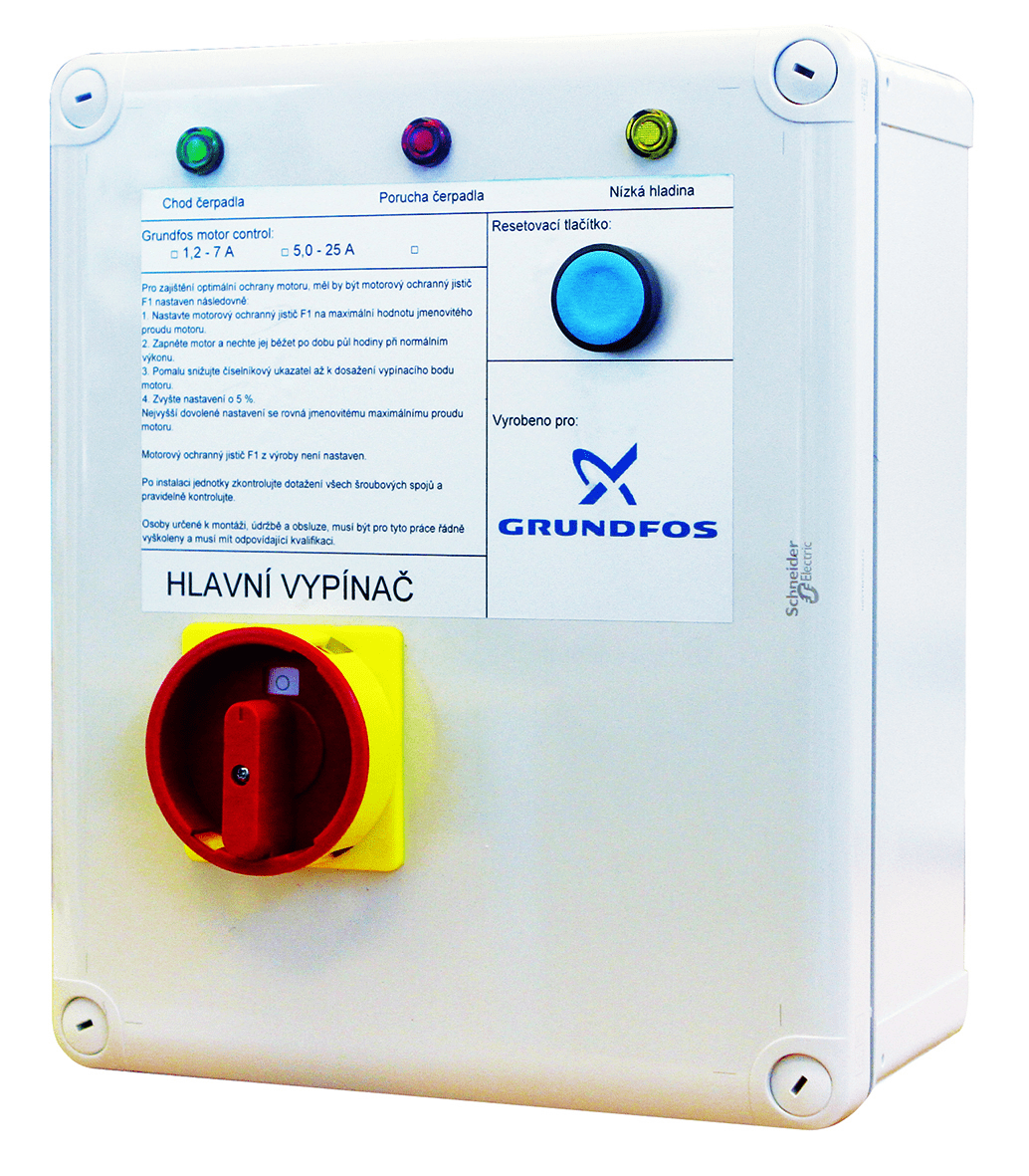 GRUNDFOS GMC control unit (GRUNDFOS GMC) is a Grundfos product. Designed for reliable performance and long service life. Available across Iraq — contact us for pricing and delivery options.