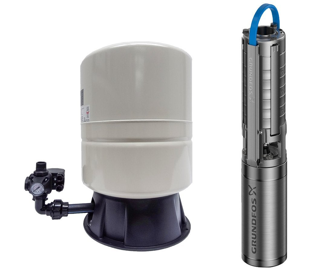 GRUNDFOS SP submersible pump, water supply set and 30 m cable (GRUNDFOS SP) is a Grundfos product. Designed for reliable performance and long service life. Available across Iraq — contact us for pricing and delivery options.
