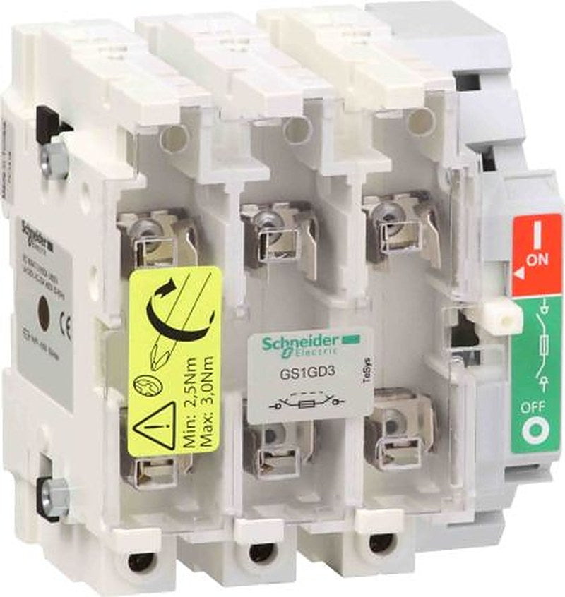 Schneider Electric Fuse Switch Disconnector, 3-Pole, 63 A, 63A