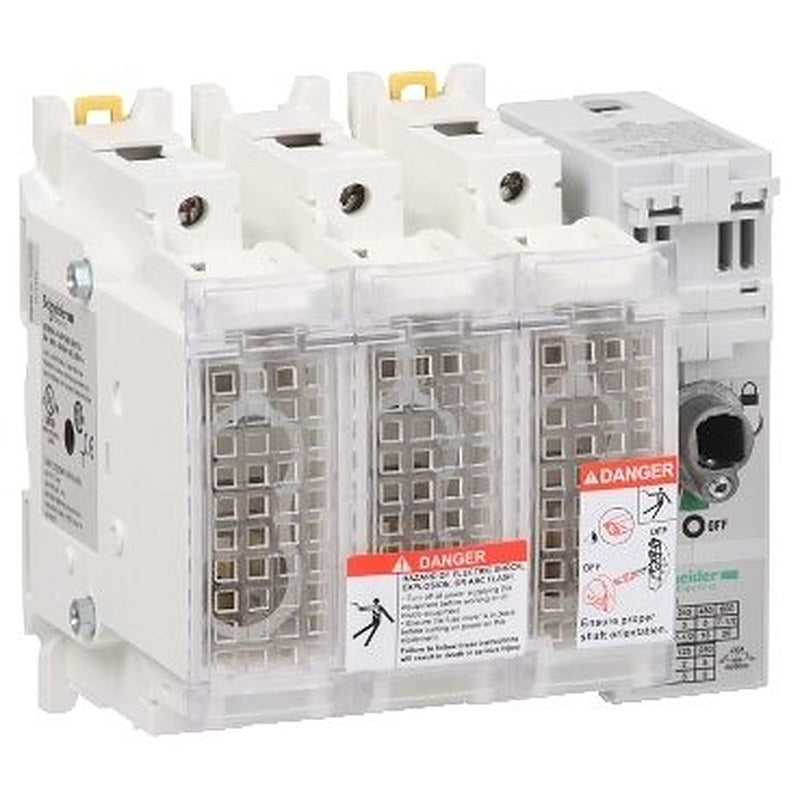 Switch disconnector fuse, TeSys GS, 3P, 30A, fuse type UL, size J (Switch disconnector fuse TeSys GS) is a Schneider Electric product. Designed for reliable performance and long service life. Available across Iraq — contact us for pricing and delivery options.