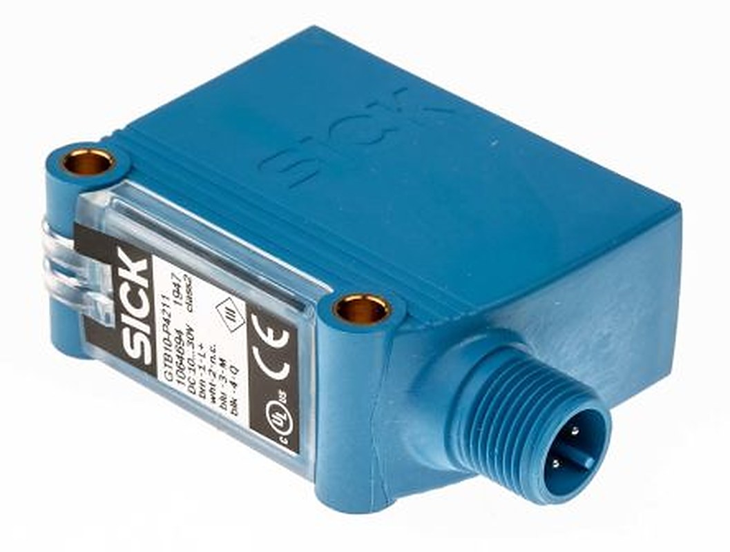 SICK Background Suppression Photoelectric Sensor, Block Sensor