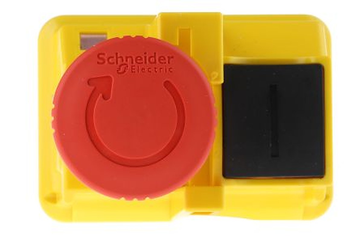 Schneider Electric TeSyS GV Series Turn to Release Emergency Stop Push Button, IP55