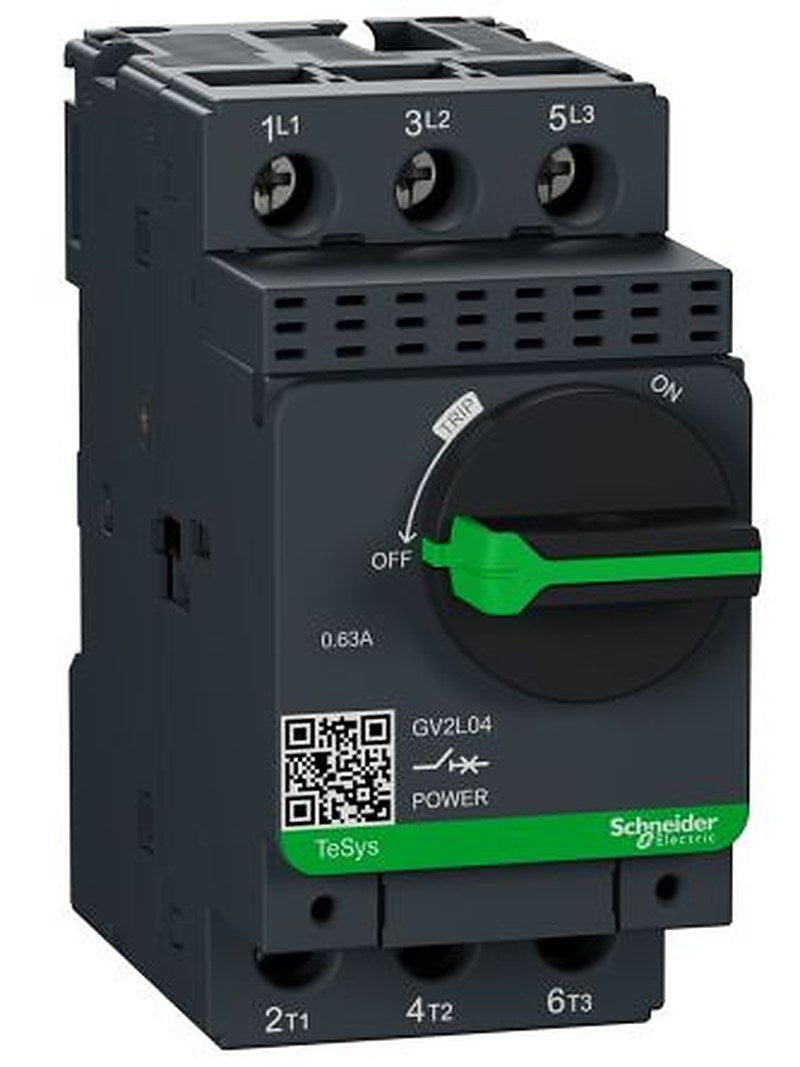 Schneider Electric 1.6A, 32 A TeSyS GV Motor Protection Circuit Breaker, 690V ac, 60 °C, -20 °C