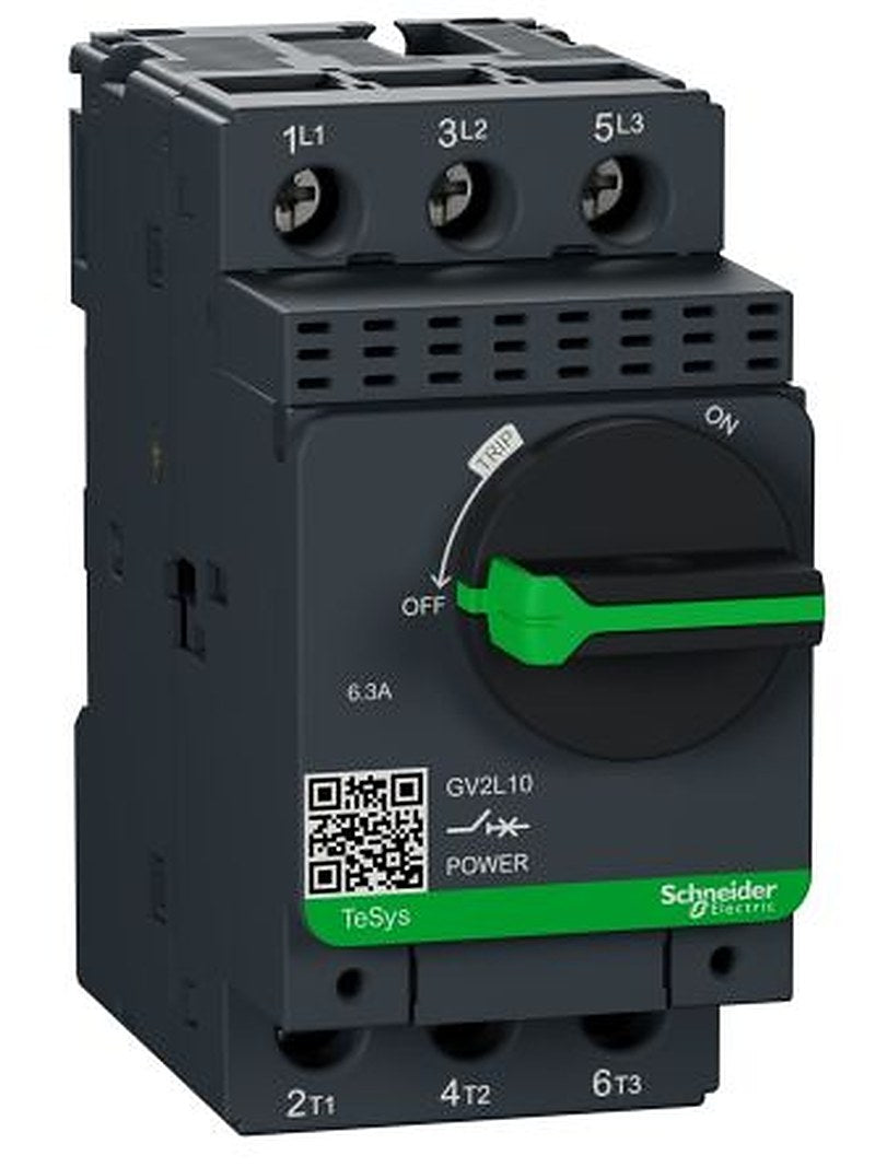 Schneider Electric 4A, 6 A TeSyS GV Motor Protection Circuit Breaker, 690V ac, 60 °C, -20 °C