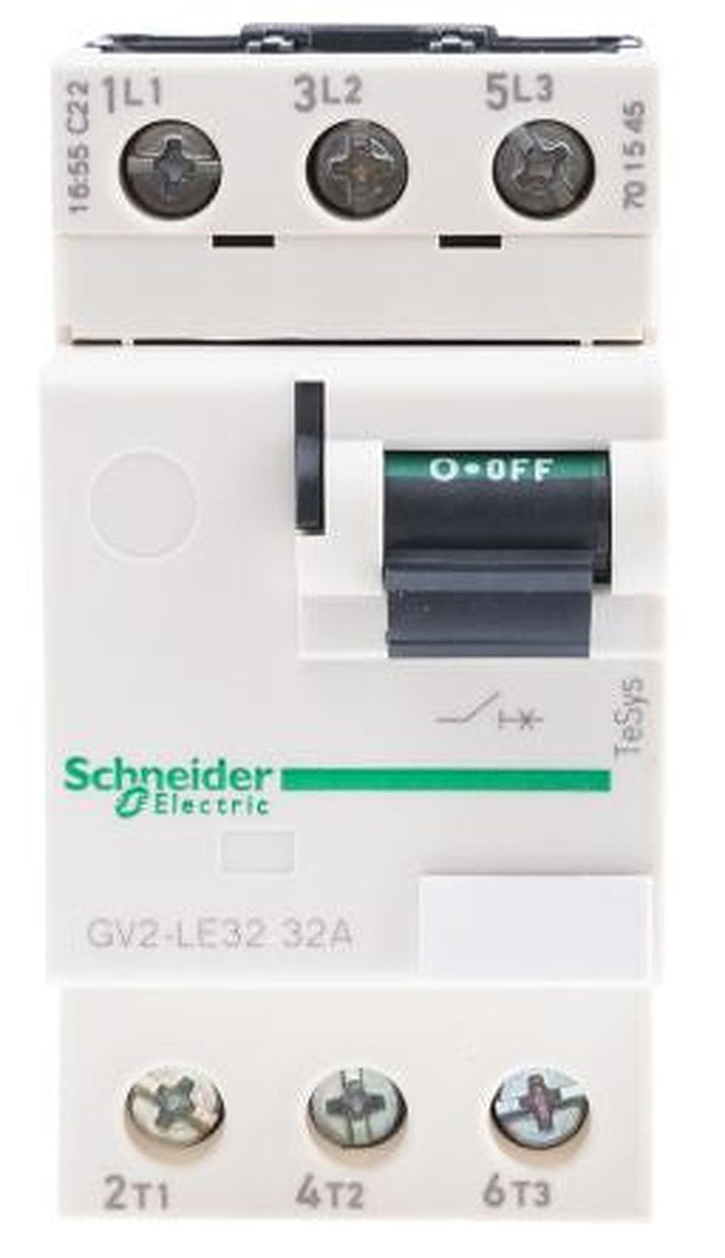 Schneider Electric 32A TeSyS GV Motor Protection Circuit Breaker, 690V, 60 °C, -20 °C