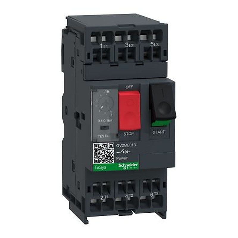 Schneider Electric 0.1A, 0.16 A TeSys Deca Motor Protection Circuit Breaker, 690V, 60 °C, -20 °C