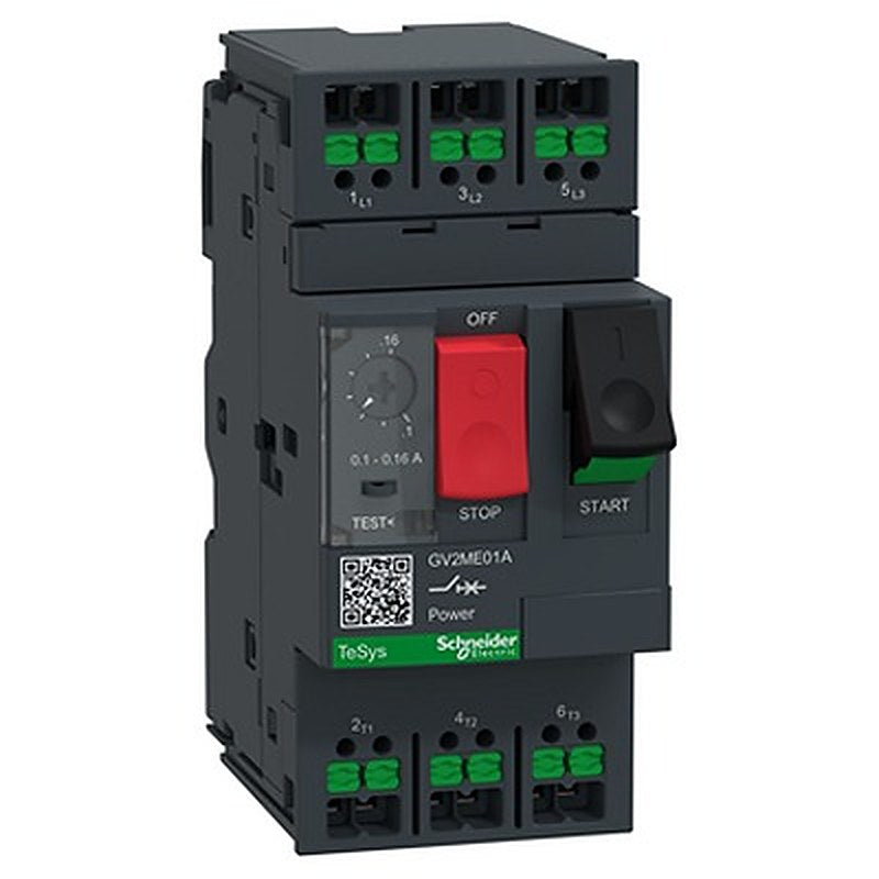 Schneider Electric 0.16A TeSys Deca Motor Protection Circuit Breaker, 690V ac, 60 °C, -20 °C