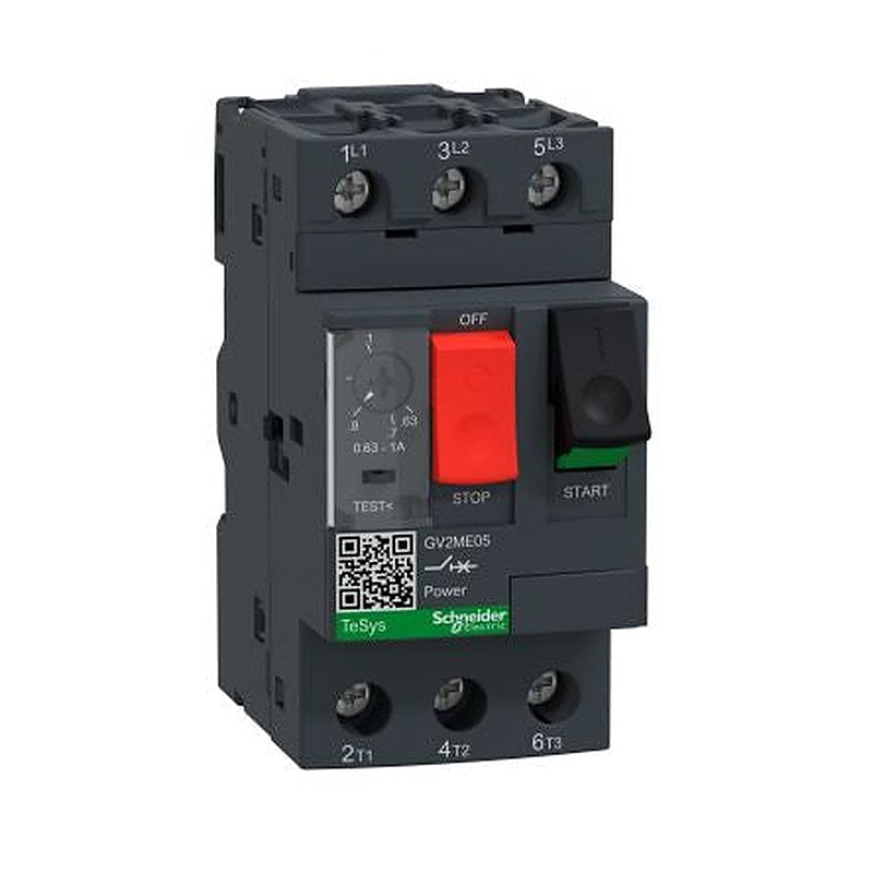 Schneider Electric 0.63A, 1 A TeSyS GV Motor Protection Unit, 690V, 60 °C, -20 °C