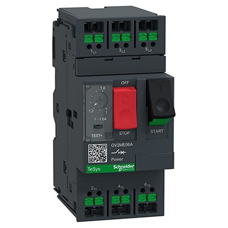 Schneider Electric 1.6A TeSys Deca Motor Protection Circuit Breaker, 690V ac, 60 °C, -20 °C