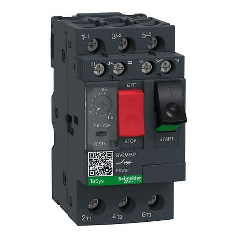 Schneider Electric 1.6A, 2.5 A TeSys GV2 Mini Circuit Breaker, 690V ac, 60 °C, -20 °C