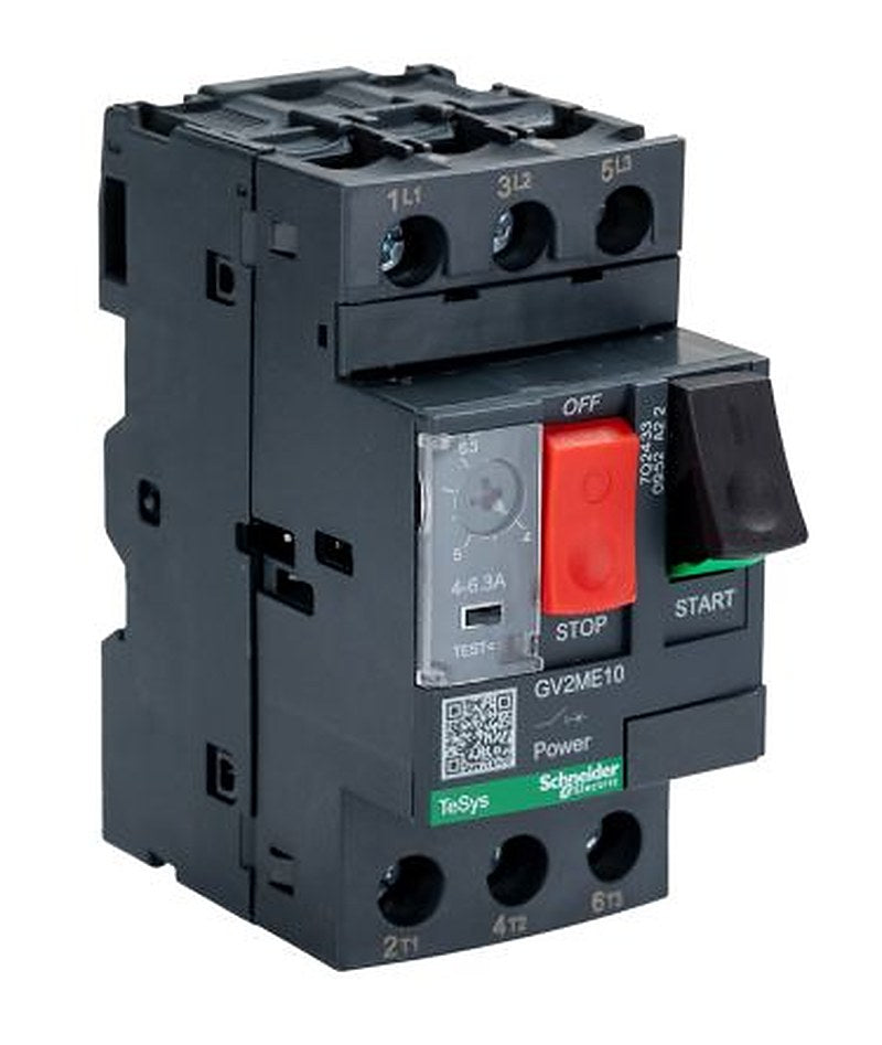 Schneider Electric 4A, 6.3 A TeSyS GV Motor Protection Circuit Breaker, 690V, 60 °C, -20 °C