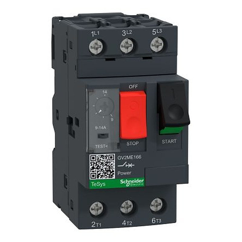 Schneider Electric 14A, 9 A TeSys Deca Motor Protection Circuit Breaker, 690V ac, 60 °C, -20 °C